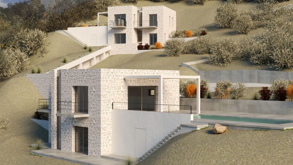 Gotsis Architects + Engineers - Δύο Εξοχικές Κατοικίες στον Ξηρόκαμπο Μεσσηνίας